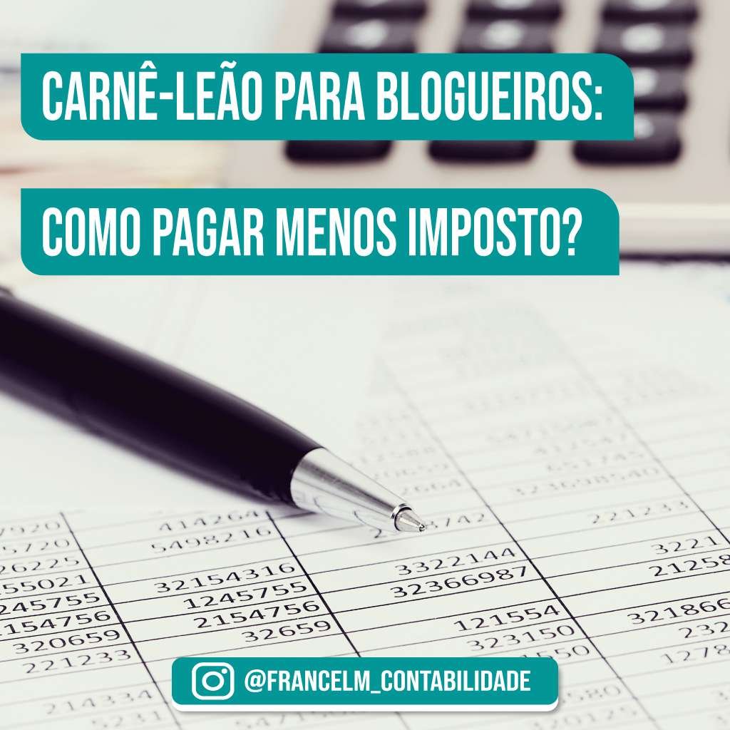 Carnê-leão para blogueiros: Como pagar?